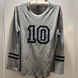 Monrow long sleeve gray tee